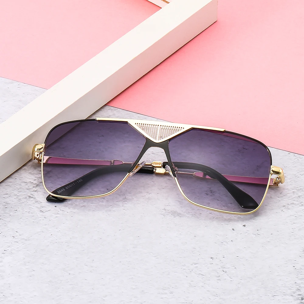 

high color shades fashion metal frame sunglasses for men women, 7 colors