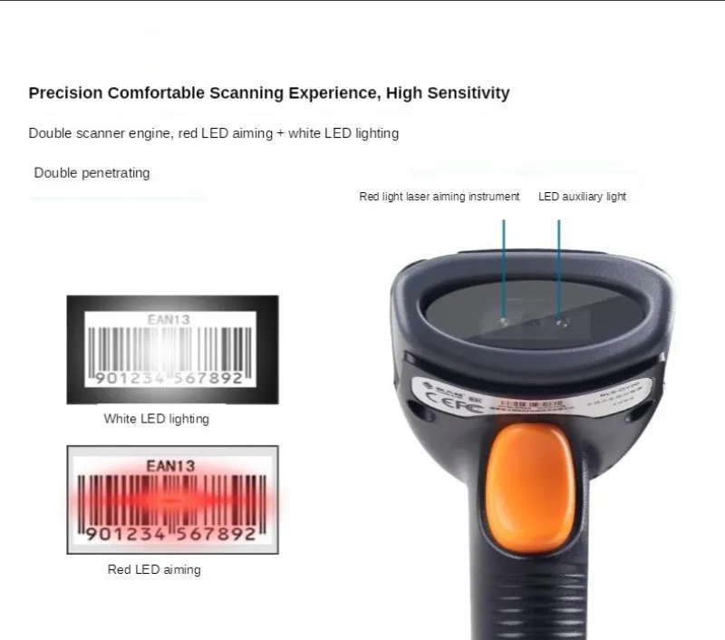 China cheap 2D wired qr code handheld barcode reader OY20 newland barcode scanner
