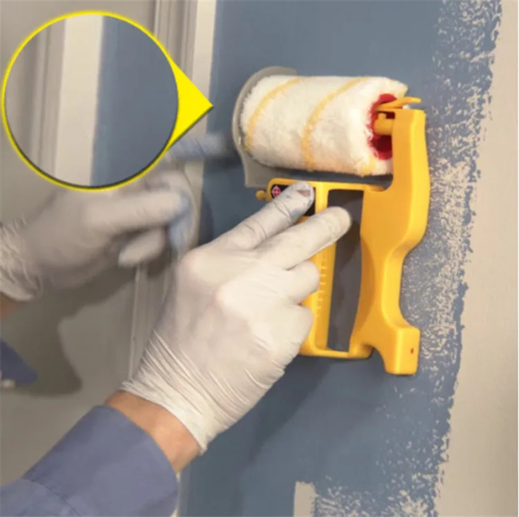 Paint Brush Set Cleancut Paint Edger Roller Brush Safe Tool Room Wall