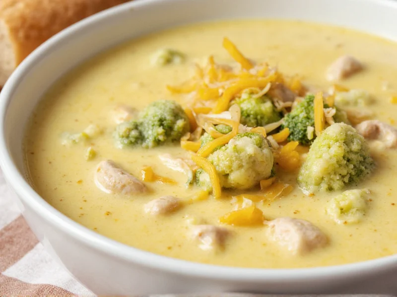 Chicken Broccoli Cheese Soup: Creamy Recipe & Pro Tips