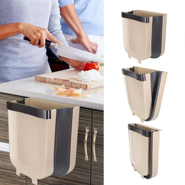 

China Manufacturer Cheap Price Custom Printed Logo Label Kitchen Convenience Compost Waste Bin, Brown / white