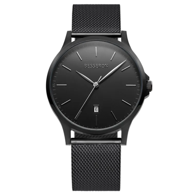 

Private Label Minimalist Wrist Watch Men Luxury Men Watch OEM Watch Quartz Wristwatch, Rose gold/silver/black or customizable