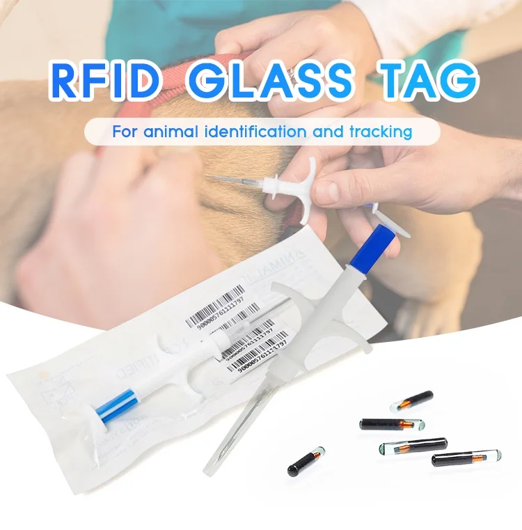 Animal Microchip Horse Tracking Chip Micro Rfid Dog Implant Animal Id