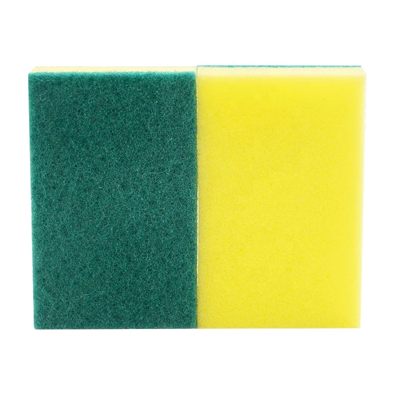 

Eco friendly kitchen dish scouring pad scrubber cleaning sponge with polyester