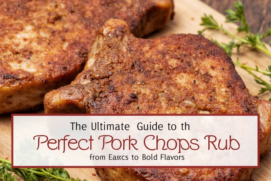 the ultimate guide to the perfect pork chops rub from basics to bold flavors