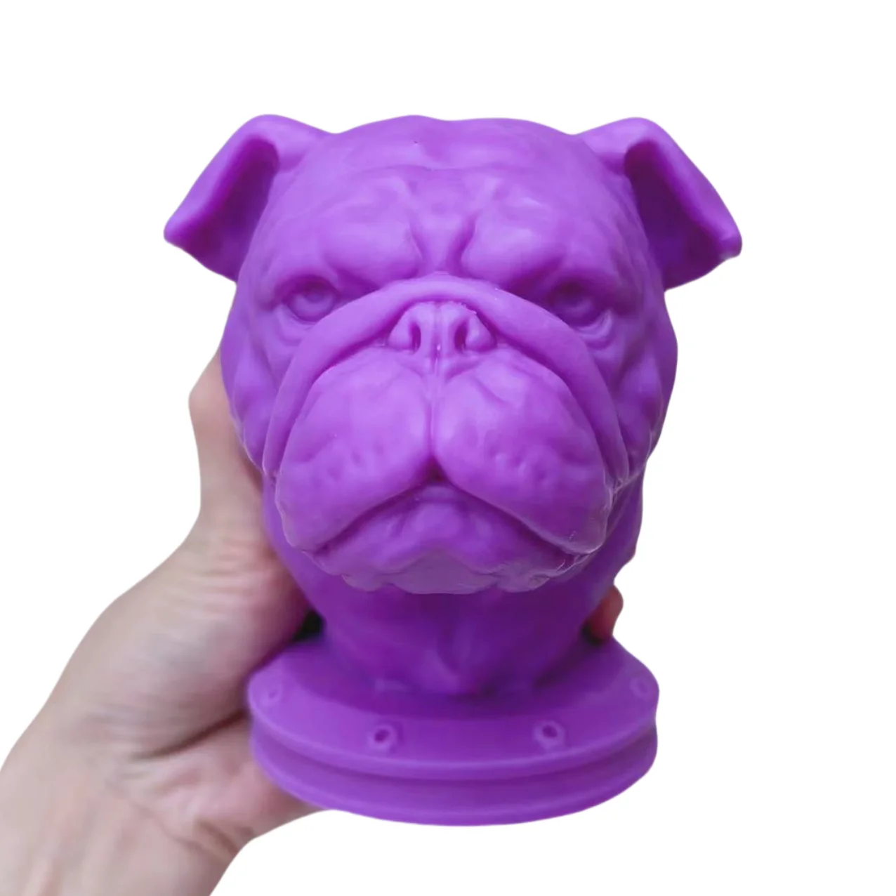 French Bulldog Silicone Mold Which Can Be Used to Make Candles Plaster Resin Pet Gifts Commemorative Trophies