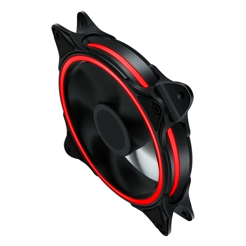 

Low Noise Triple Ring PC Case RGB Cooling Fan 12V, Multi-color, green, red, white, blue, pink ect