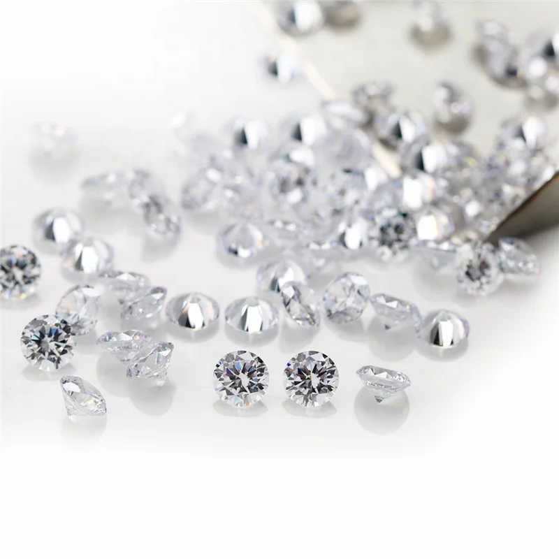 High Quality Super D White VVS Moissanite Round 0.8-3mm Loose Moissanite Melee Price Per Carat