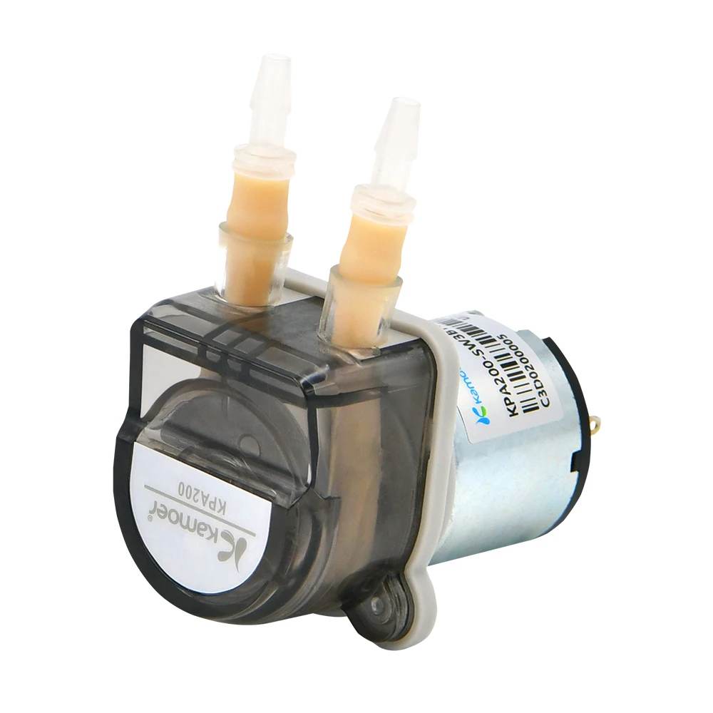 

Kamoer KPA200 140-220ml/min 12V 24V Brush Brushless 3 Rollers New Style Peristaltic Pump