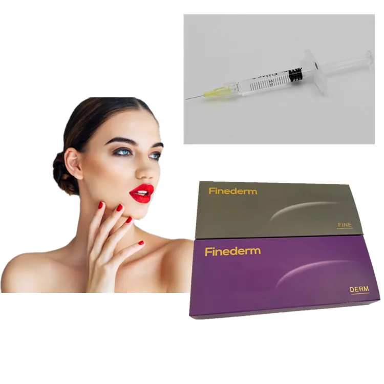 

Finederm Beauty Products For Women Anti-Wrinkle 2ml Fine Injectable Cross Linked Medical Filler, Transparent