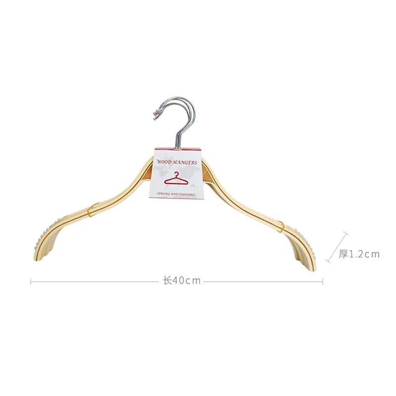 

Non Slip Cheap Yiwu laminated bamboo coat hanger rack, Any color