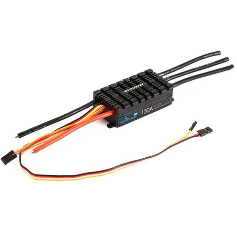 

Flycolor WinDragon 130A ESC Aircraft ESC Brushless ESC Built in BEC 5V/5A For RC