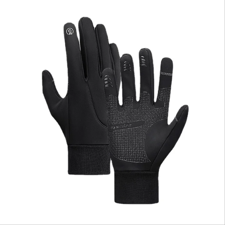 

Latest customization touch screen keep warm running gloves outdoor Sport Gloves, Black/blue/grey