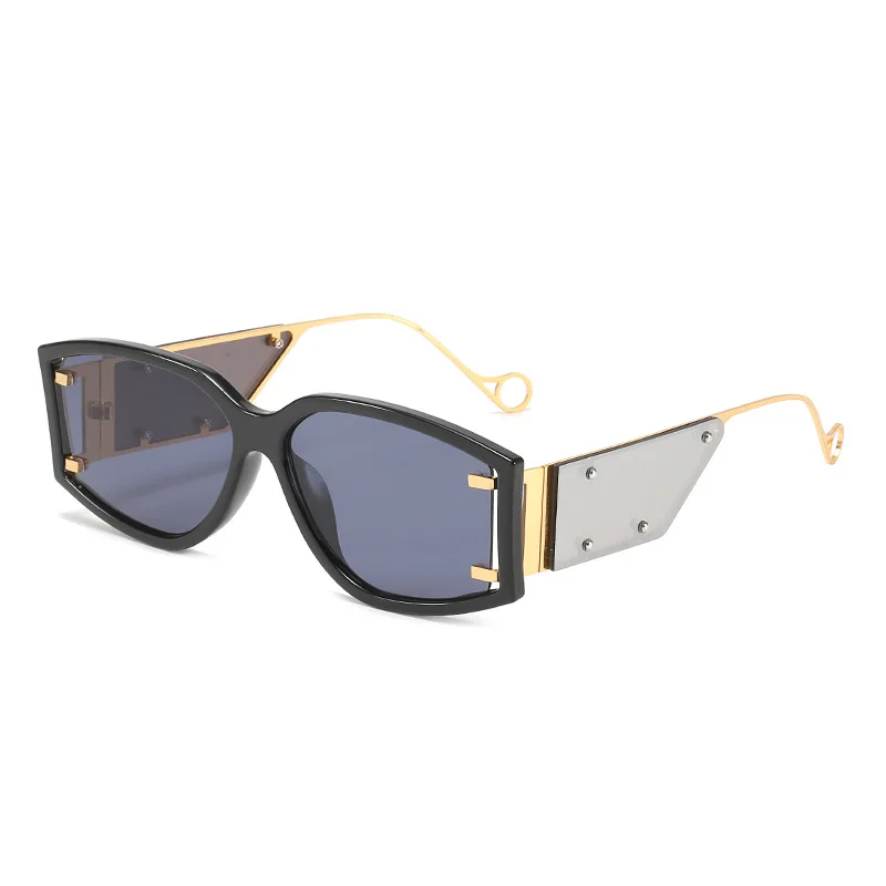 

Vintage Steampunk Hip Hop Fashion Women Sun Glasses Vintage Mens Shades Sunglasses, 6 colors
