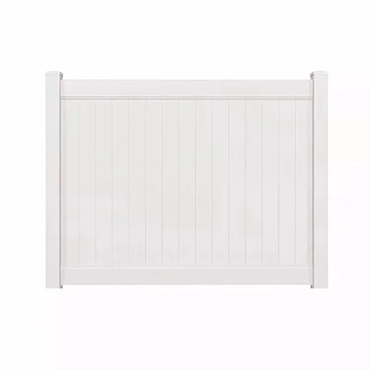 

6ft.Hx8ft.W vinyl pvc plastic privacy fence, White