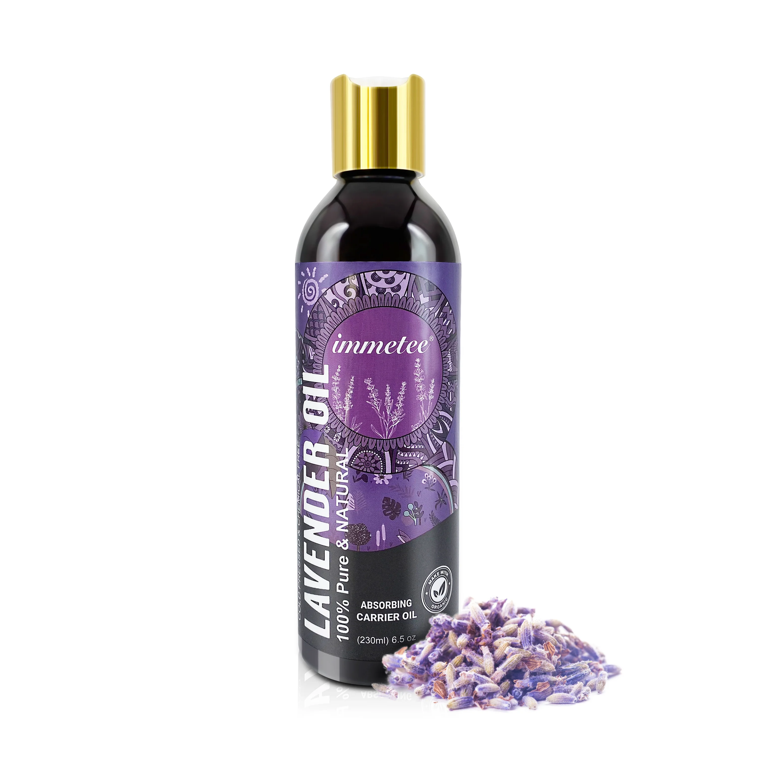 

Stock 230ml Organic Natural 100% Pure Massage Body Lavender Aromatherapy Oil Rose Essentials Oil Essential Lavender Oil