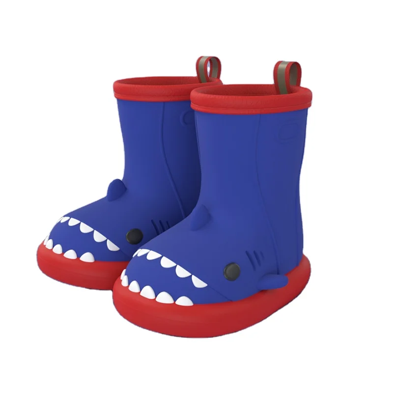 

Kids Rain Boots PVC Waterproof Children Rubber Rain Boots Shoes