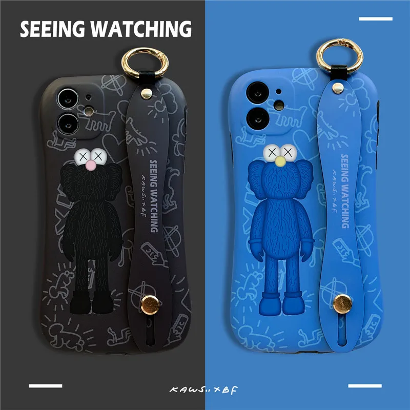 

Luxurious Fashion brand KAWS For ring light phone case iphone 11 iPhone 12 11 8 Pro Max cases