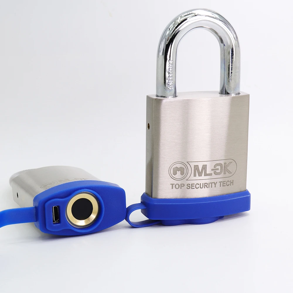 

Anti-theft smart biological unlocking brass fingerprint lock padlock