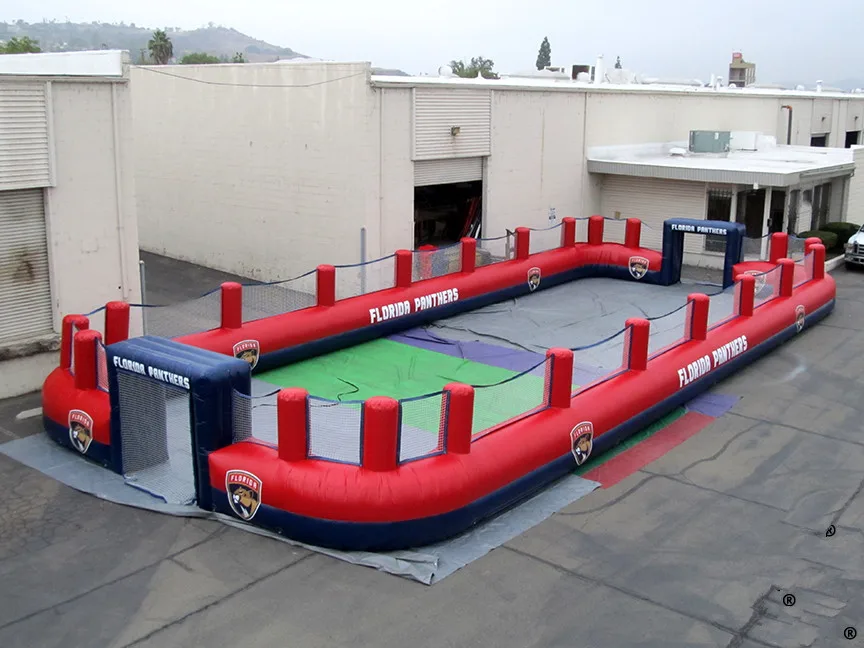 Pista De Hockey Inflable Gigante,Juego De Hockey Personalizado Buy