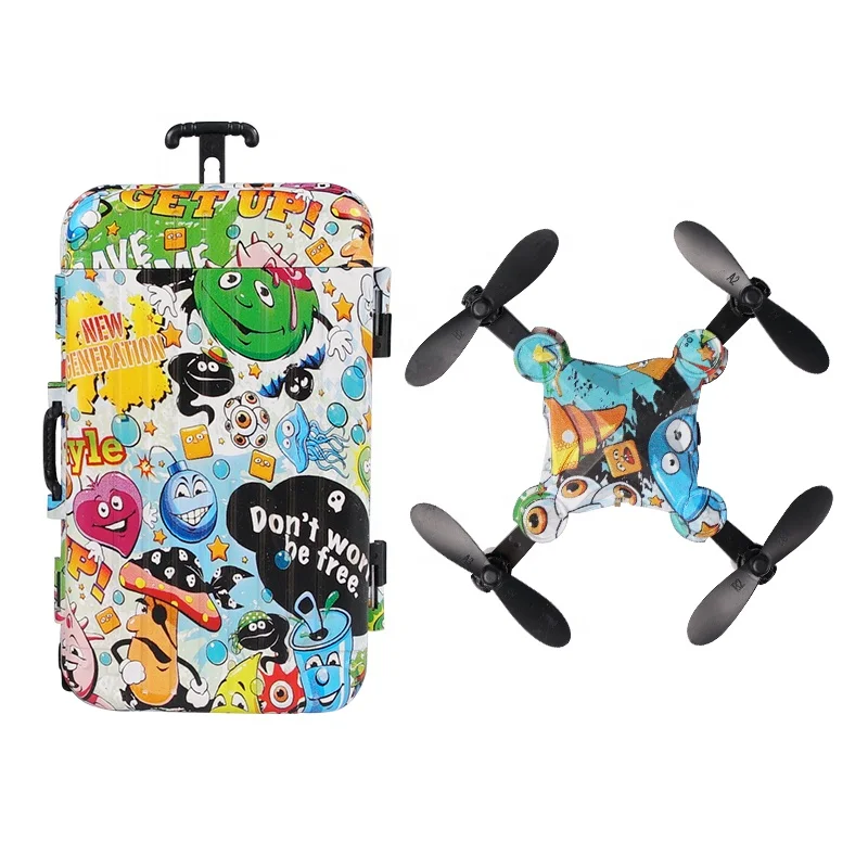 

Mini Drone Folding Aerial Photography Remote-controlled Aircraft Quad Air Vehicle Children's Toys Luggage Drone