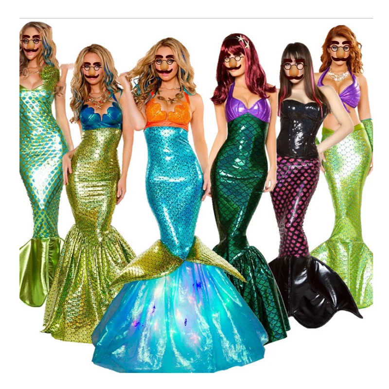 

Cosplay Party Mermaid Adult Sexy Fancy Dress Carnaval Costumes HPCS-0020