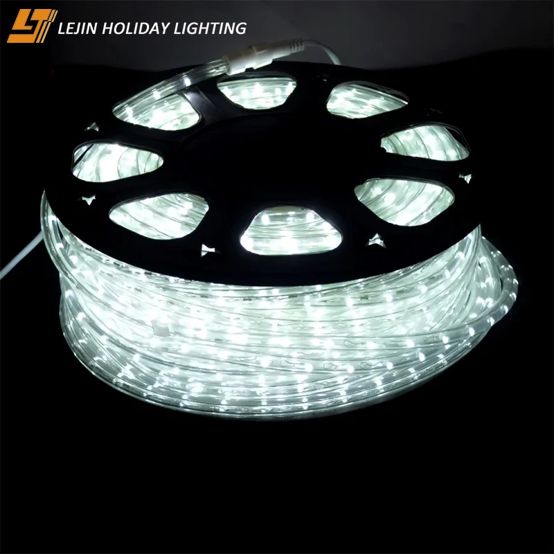New year hight waterproof connectable rgb led rope light for wedding