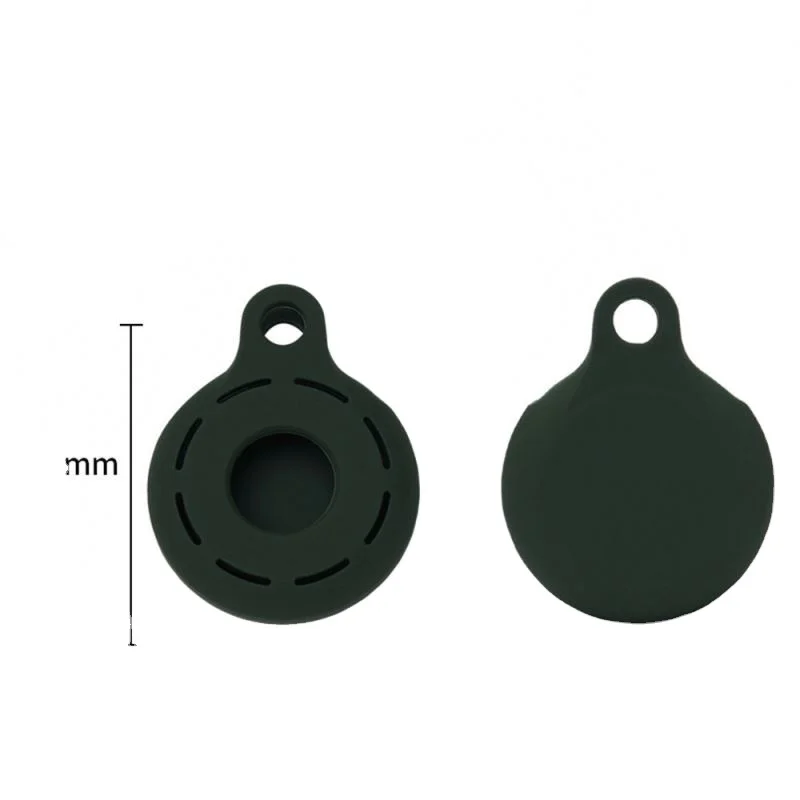 

Wholesale airtag silicone yellow case back clip for dogs collar