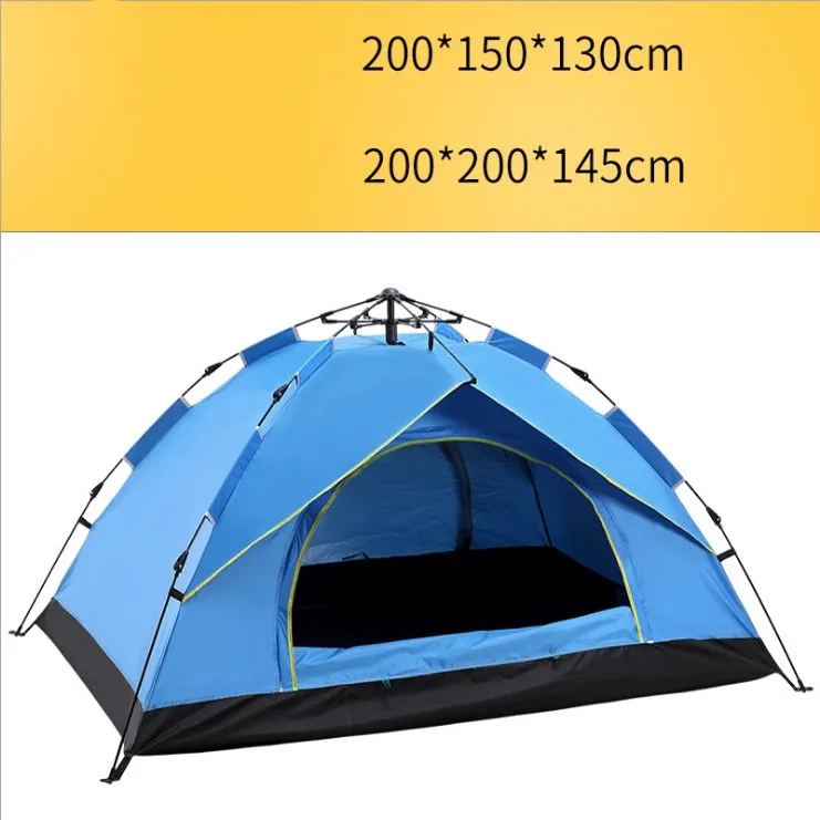 Outdoor Camping Tent 2-3-4 Person Automatic Tent Spring Type Quick 
