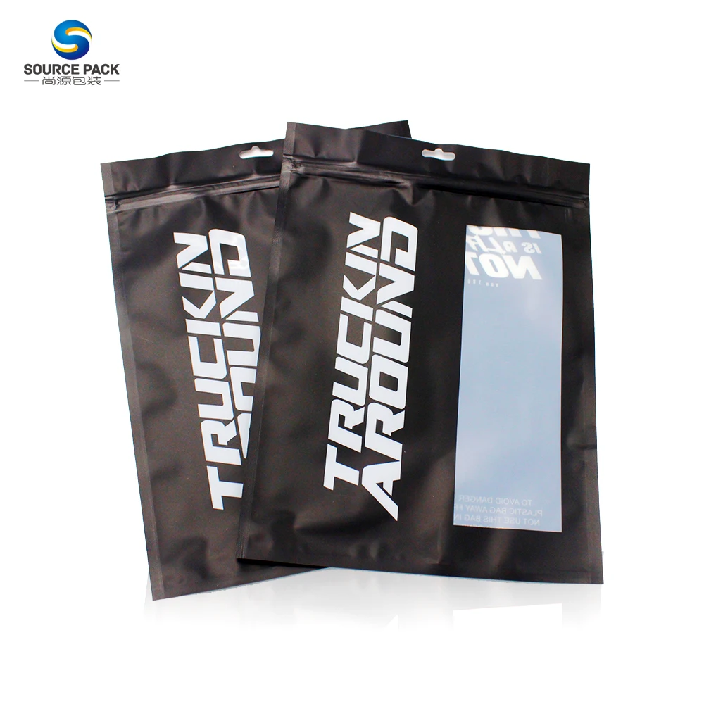 

Mylar Ziplock Bags Customize size Colors Logo Packaging Bags For Clothing Plastic Package