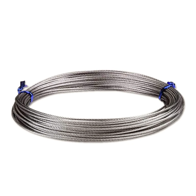 08mm 10mm 6x19s fc safety stainless steel wire rope