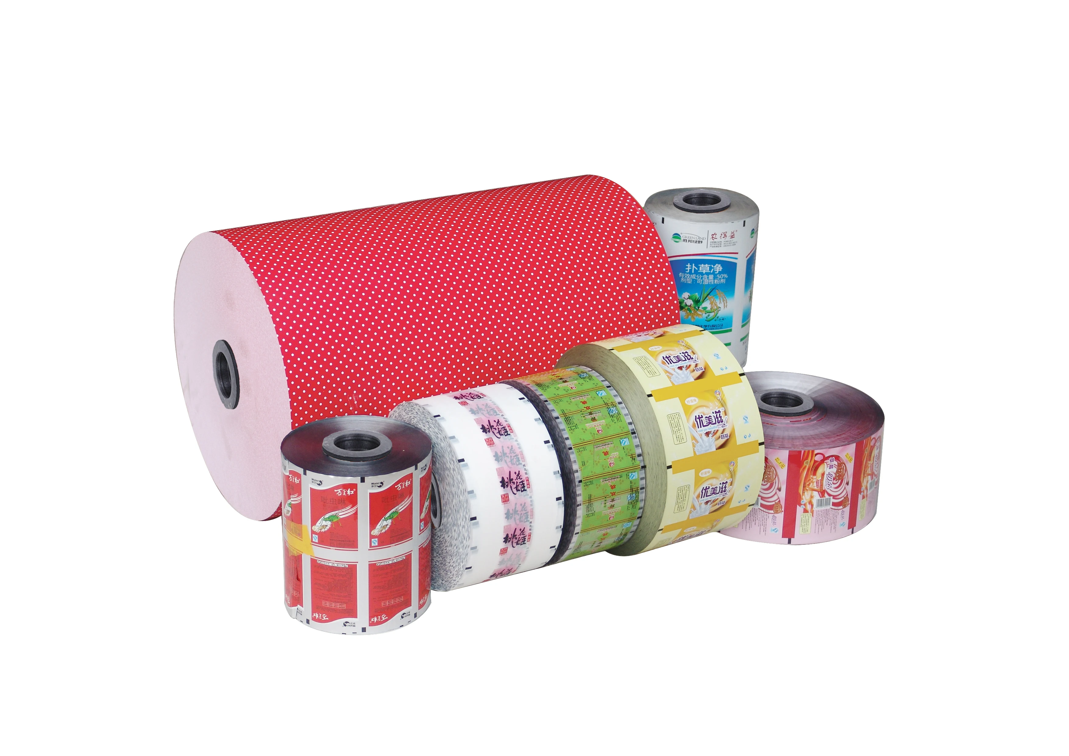 Competitive Price Colorful Customized Plastic Foil Packaging Film In Roll