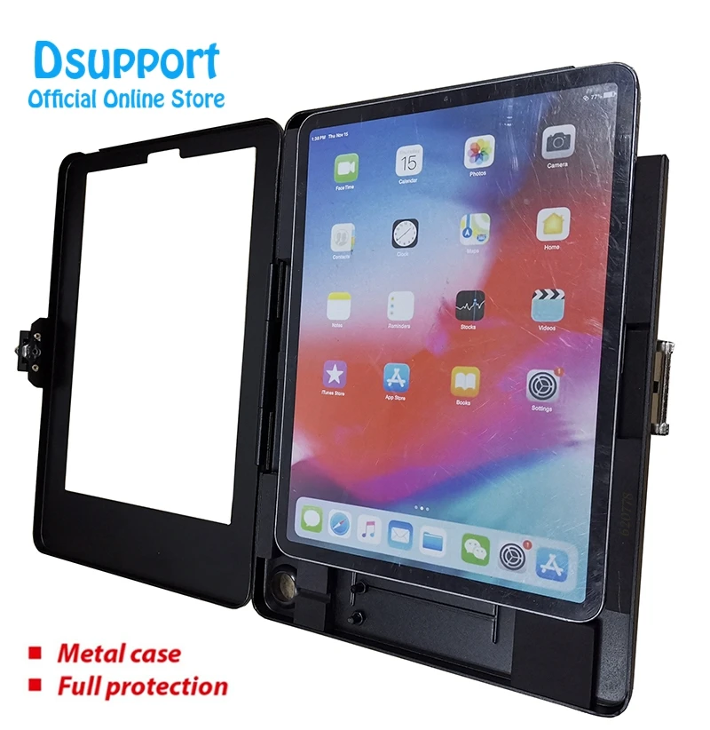 

Fit for ipad pro 10.5 inch Tablet PC wall mounted Anti Theft design Display Stand With Security Lock Inch tablets, Black and siliver