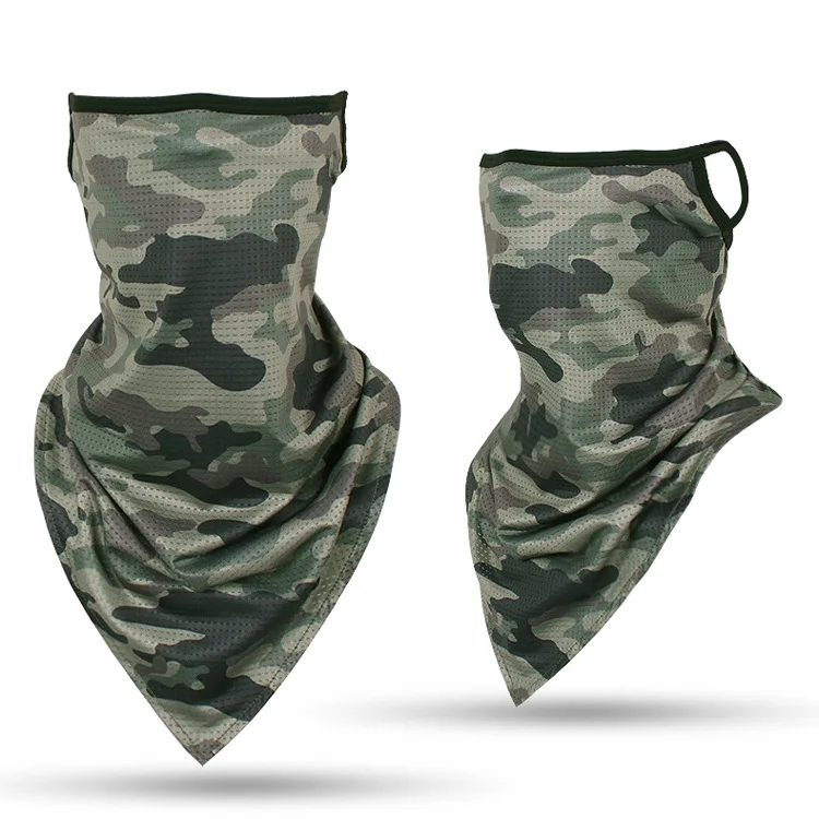 
Comfortable breathable unisex face bandana headband for sale camo triangle scarf tubular sports bandana 