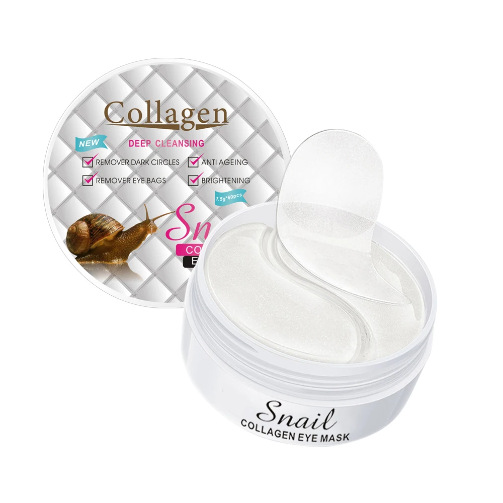 

Private Label Snail Gold Crystal Collagen Anti-wrinkle Anti Aging Mask Eye Seaweed Patch Eye Mask