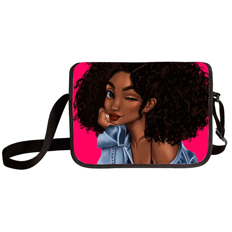 

Fashion Big Crossbody Bag Black Girl Design Messenger Bags Kids School Bag for Girl Single Shoulder Bags Travel Daily Usage