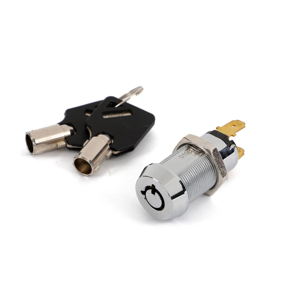 

Super Durable Jk210 Electrical Momentary Off On Key Switch Game Machine Tubular Cam Lock