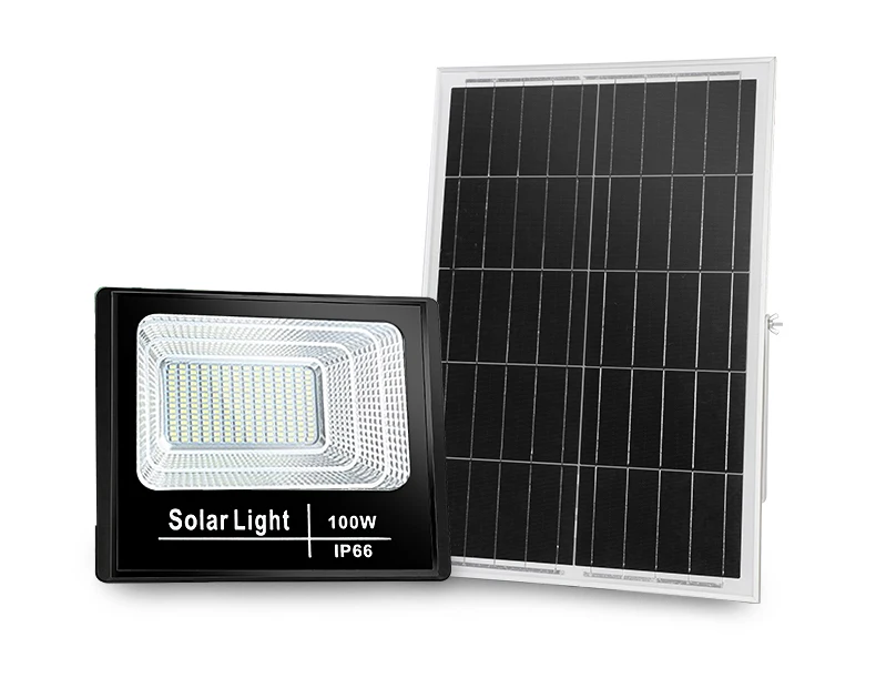 High Lumens 100W 150W Solar LED flood  Light waterproof ip65 CCC CE certification