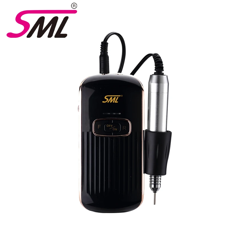 

SML 2021 New 35000rpm brushless motor cordless portable rechargeable nail art electric manicure file nail drill