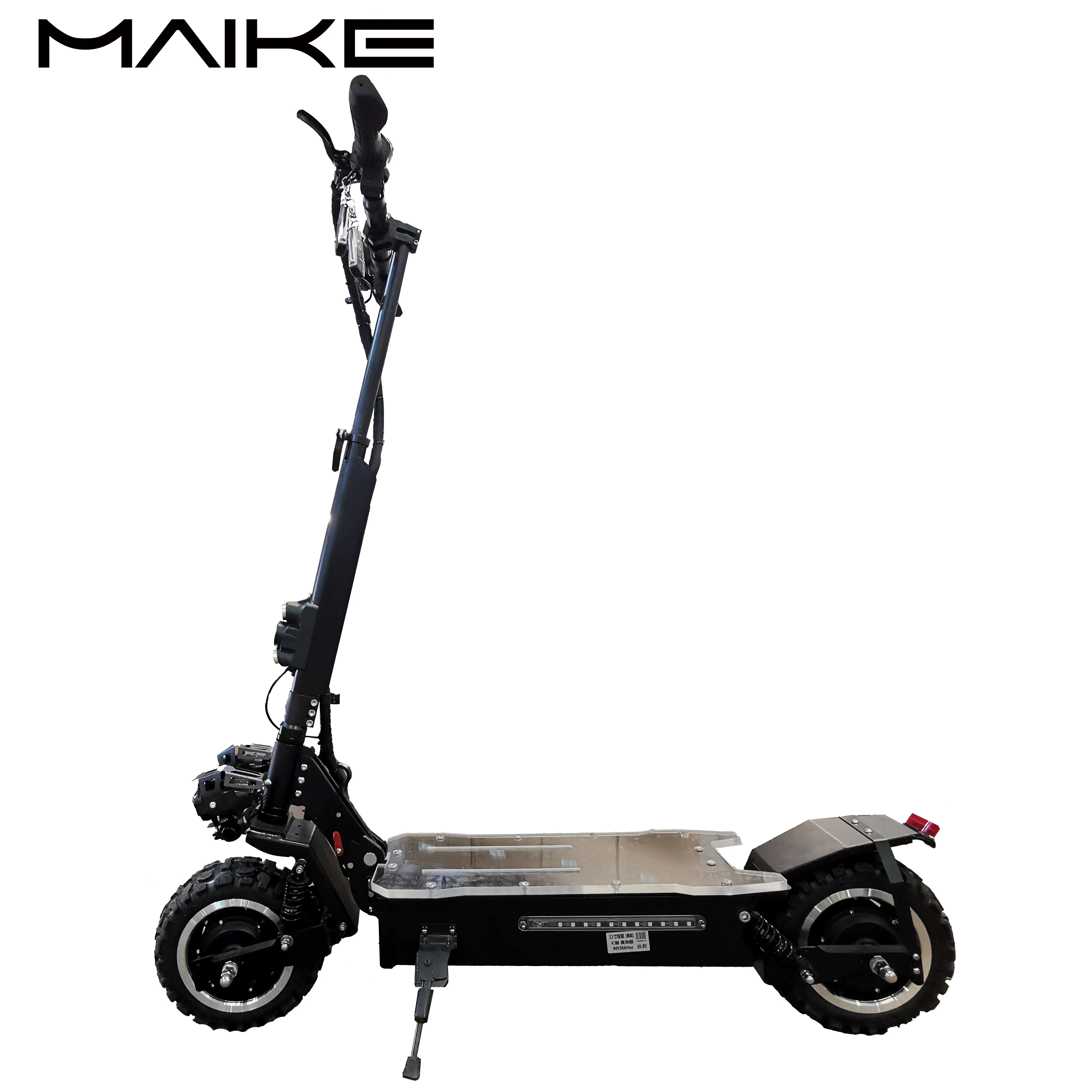 

Maike KK4S off road tire 3200W Two Dual Motor Adults Electric Mobility Scooter For Sale, Black
