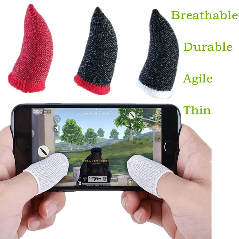 

Mobile phone game, touch screen finger sleeve, anti-sweat, chicken game, Customized color
