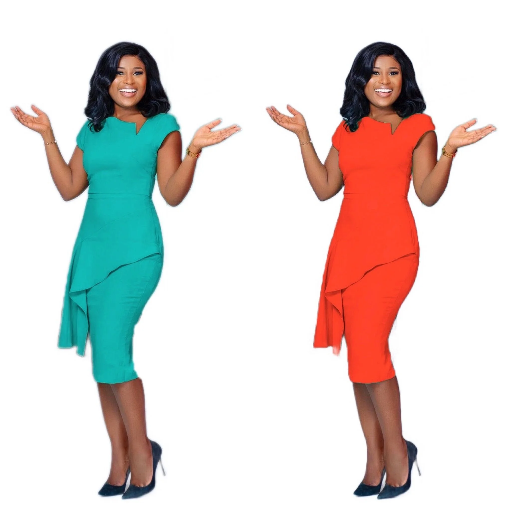 

new arrival elegant business ladies women boycon plain sashes career dresses, Multi color