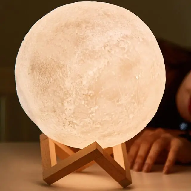 

Wholesale home decor accessories bedroom nordic moon table lamp, As picture show