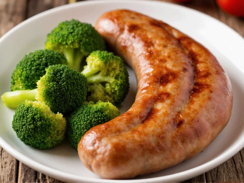 sausage and broccoli