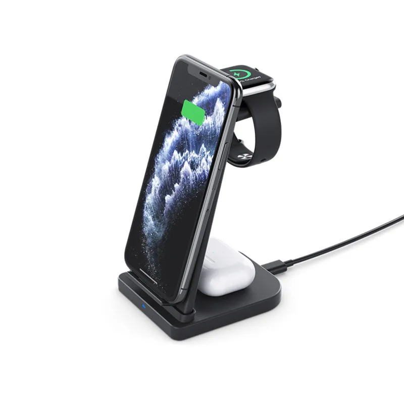 

3 in 1 qi wireless charger stand for iphone12