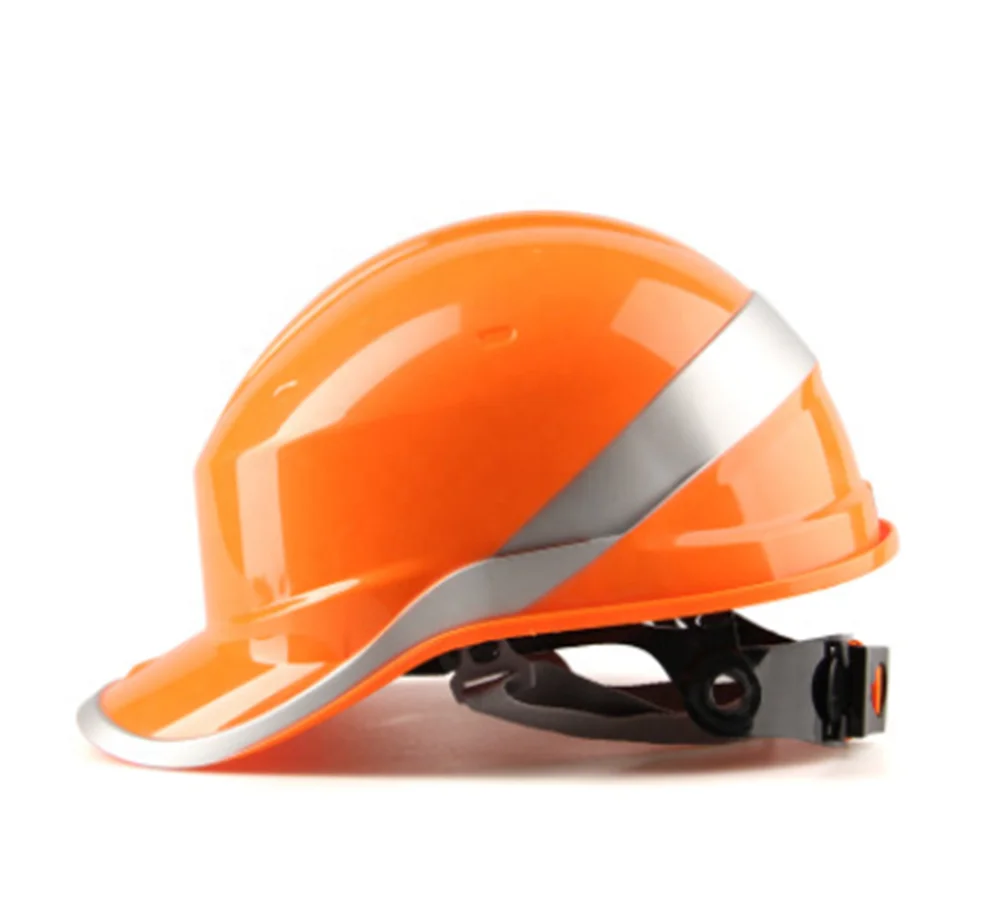 

Insulated anti-metal splash fluorescent visible curling brim construction site fire protection breathable safety helmet