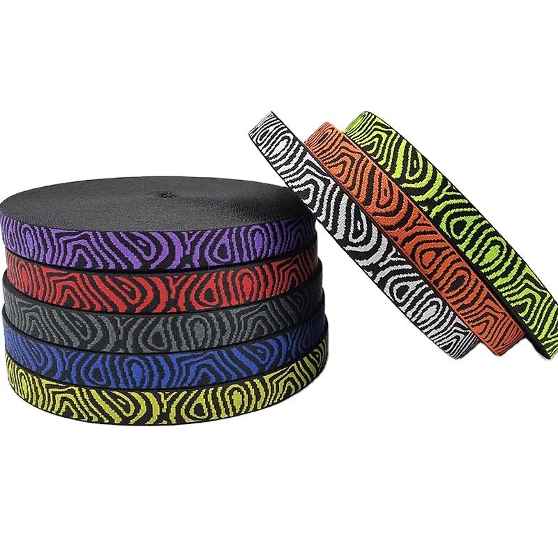 

webbing lanyard webbing belt polyester jacqua jacquard webbing polyester 25mm