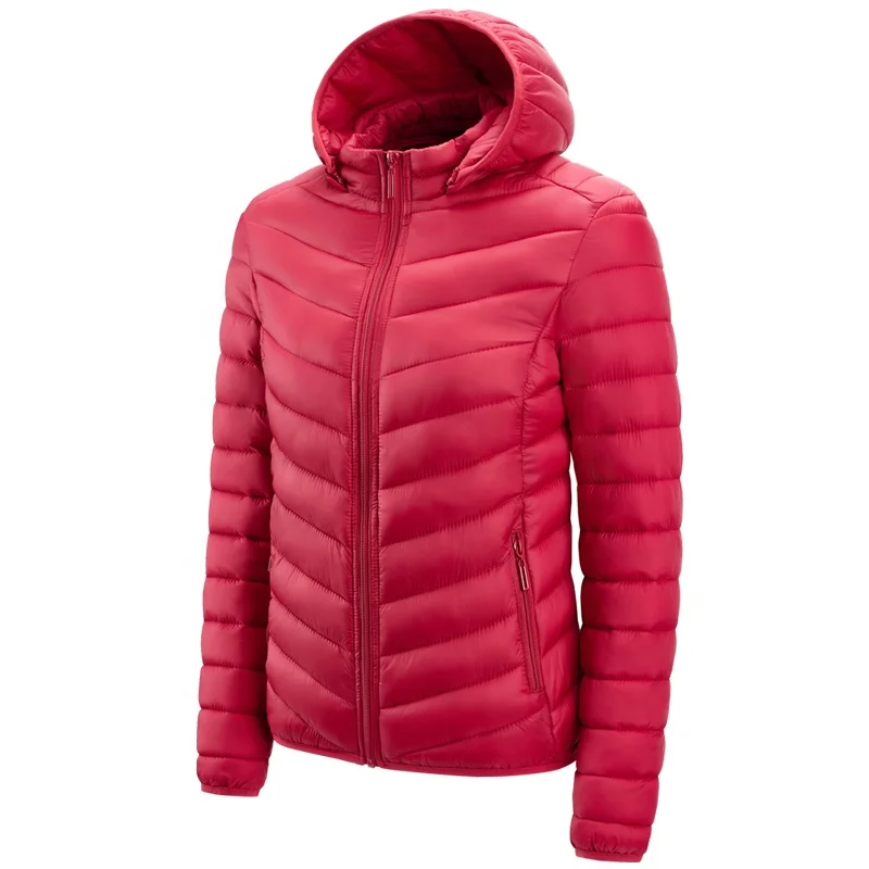 

Ready To Ship Lady's Winter Puffer Jackets Cotton Padding Quilted Women's Puffer Bomber Jacket