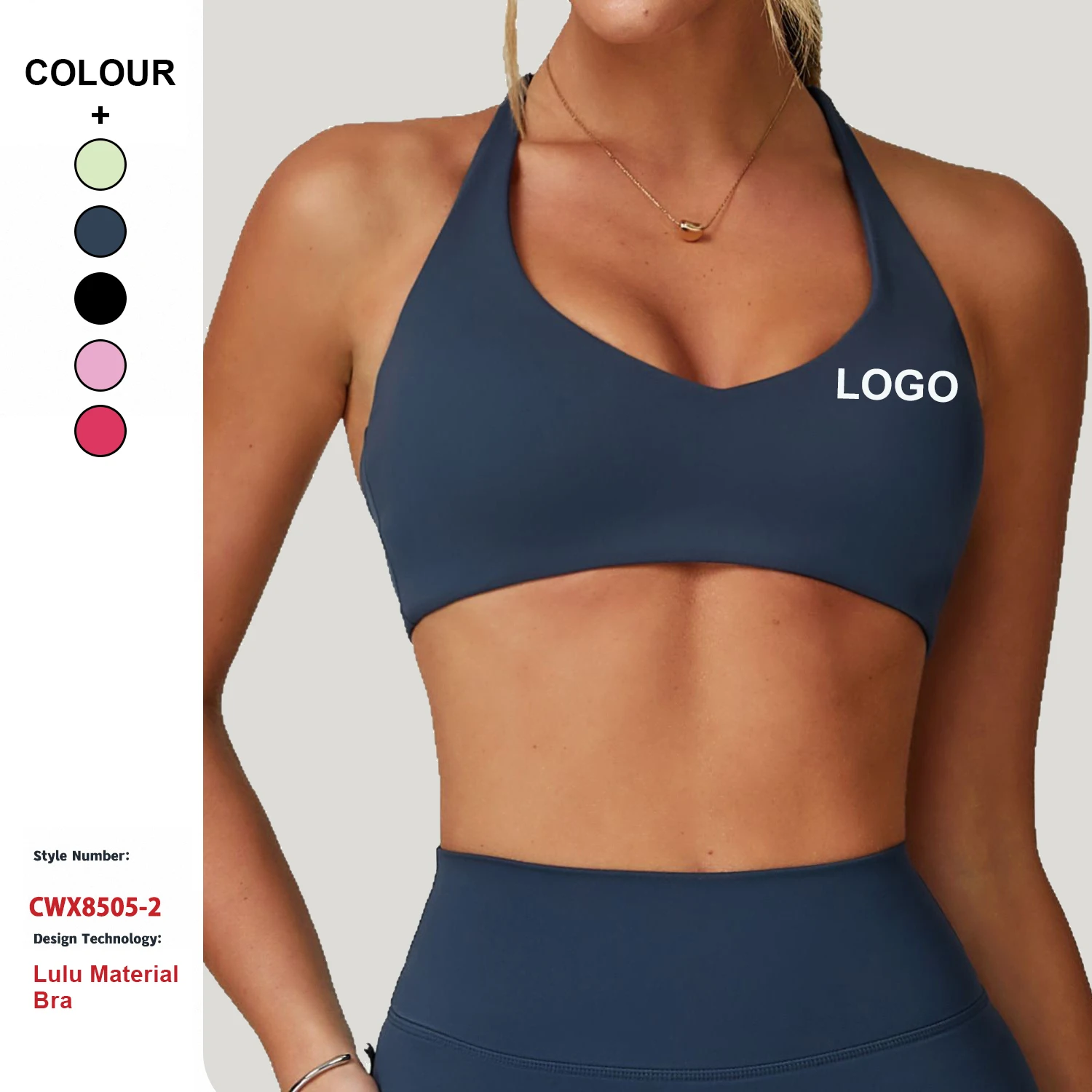Custom High Quality Quick-Drying Cross Backless Yoga Bra Outdoor Gym Running Fitness Vest Women'S Tight Sports Bra