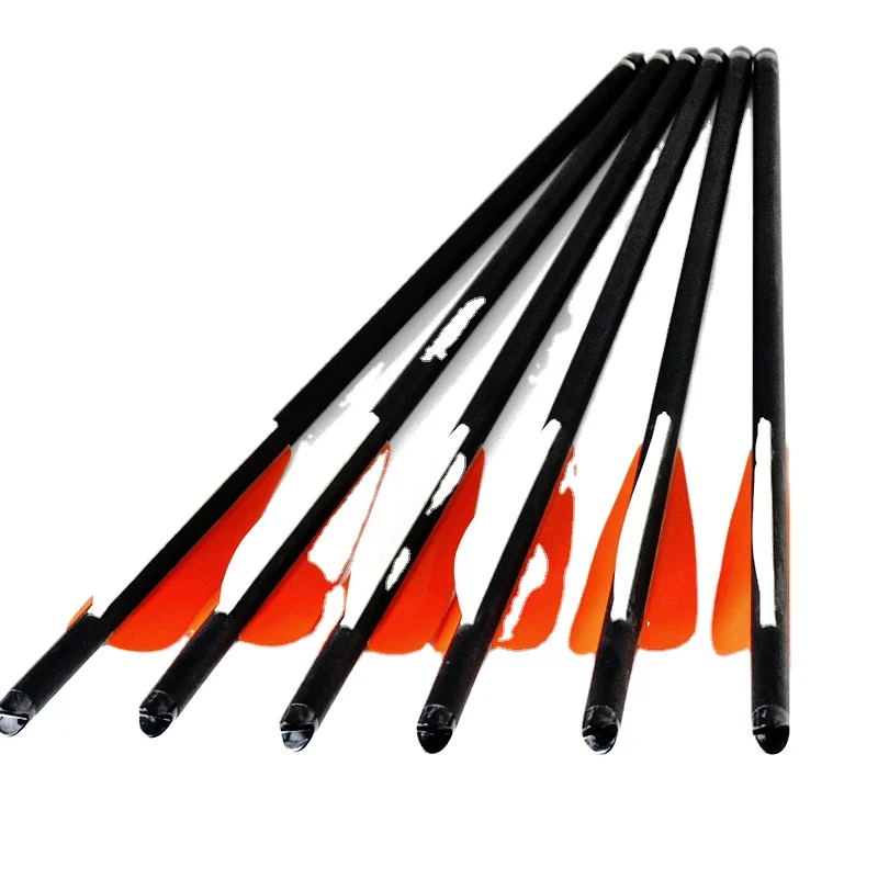 

12 PCS 16"17"20" 22" Spine 400 Hunting Archery Carbon Arrows For Crossbow Bolts Bow And Arrow